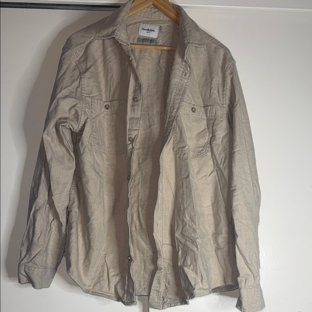 Goodfellow & Co Light Tan Shirt Jacket